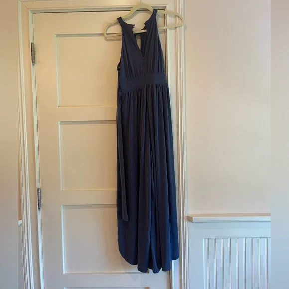 Anthropologie Moulinette Soeurs Eremita Blue Wide Leg Jumpsuit - Picture 4 of 5